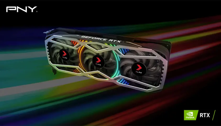 PNY GeForce RTX 3070 Ti VCG3070T8TFXPPB XLR8 Gaming REVEL EPIC-X RGB 8GB GDDR6X 256Bit DX12 Gaming Ekran Kartı (BULK-Siyah Kutu) 