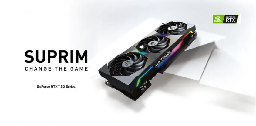 MSI GeForce RTX 3070 Ti SUPRIM X 8G Gaming Ekran Kartı