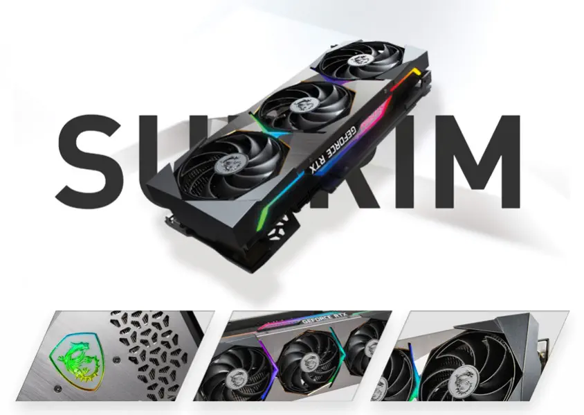 MSI GeForce RTX 3070 Ti SUPRIM X 8G Gaming Ekran Kartı