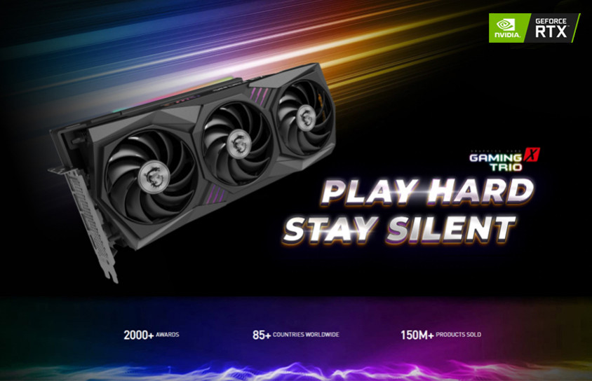 MSI GeForce RTX 3070 Ti GAMING X TRIO 8G Gaming Ekran Kartı