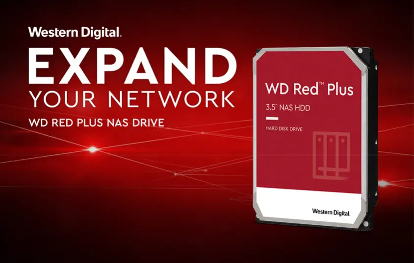 WD Red Plus WD101EFBX 10TB 3.5″ SATA 3 NAS Harddisk