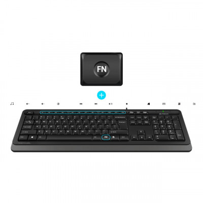 A4 Tech FK11 TR Q Kablolu Klavye