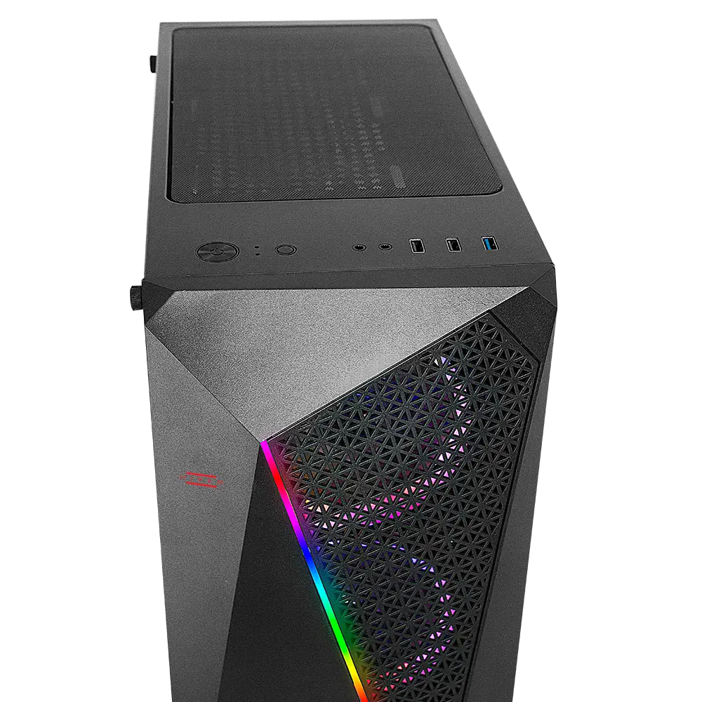 Hiper Lux 350W 3x120mm Rainbow Gaming ATX Kasa 