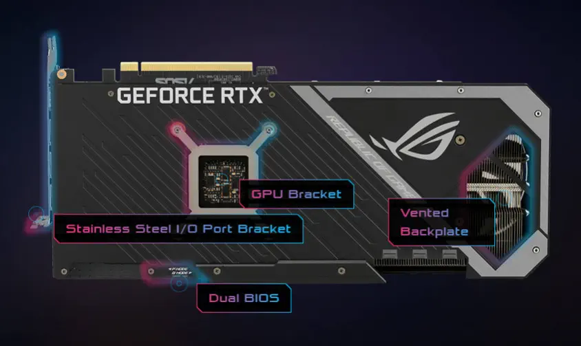 Asus ROG Strix GeForce RTX 3070 Ti OC Gaming Ekran Kartı