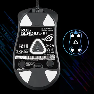 Asus ROG Gladius III Kablolu Gaming Mouse