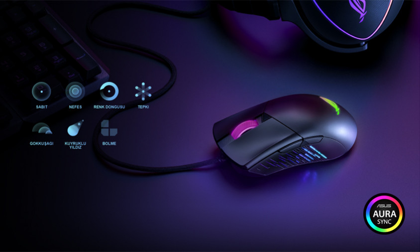 Asus ROG Gladius III Kablolu Gaming Mouse