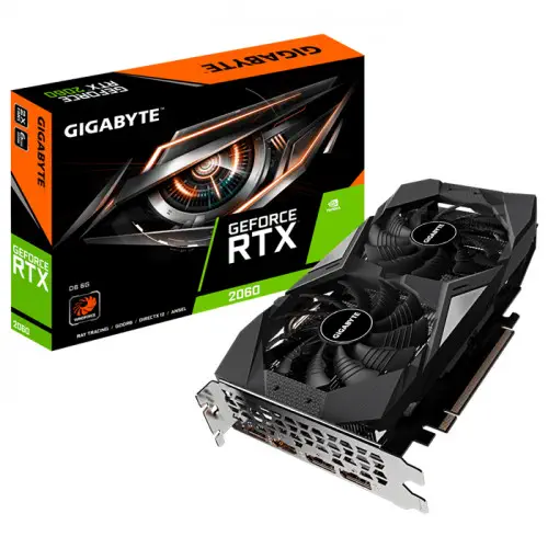 Gigabyte GeForce RTX 2060 D6 6G LHR Gaming Ekran Kartı