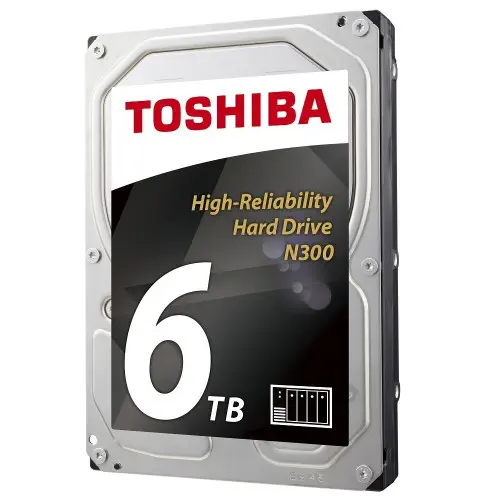 Toshiba N300 HDWN160UZSVA 6TB SATA 3 NAS Harddisk