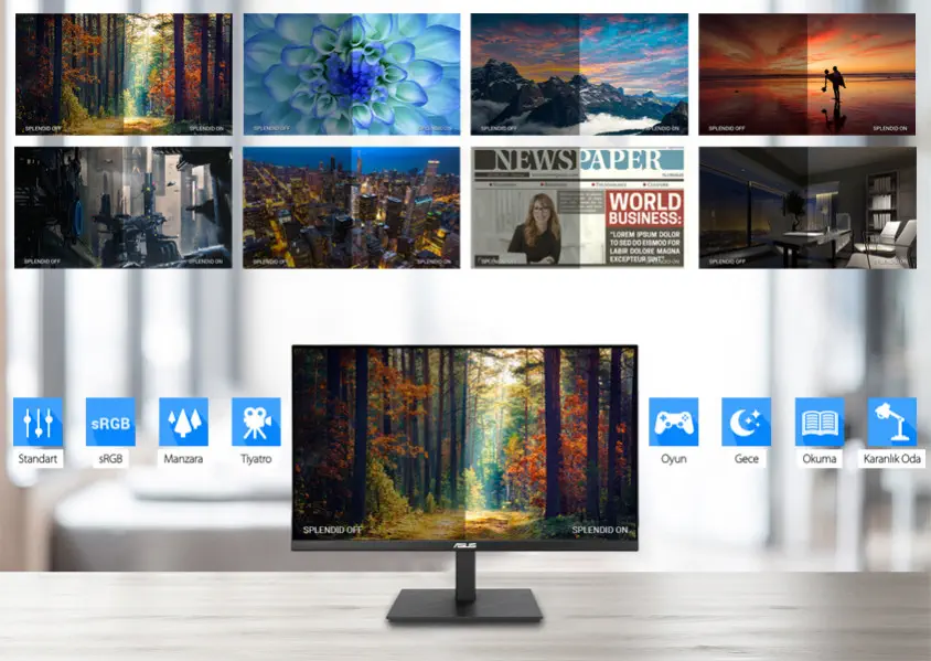 ASUS VA27AQSB 27″ IPS WQHD Monitör