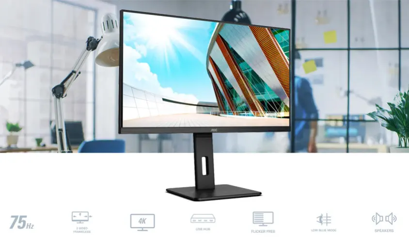 AOC U32P2 31.5″ VA UHD Monitör