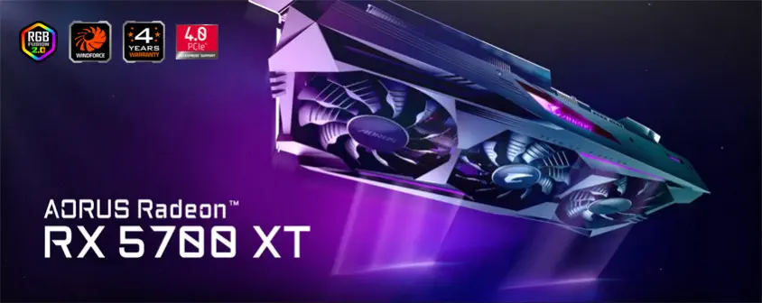 Gigabyte Aorus Radeon RX 5700 XT 8G Gaming Ekran Kartı