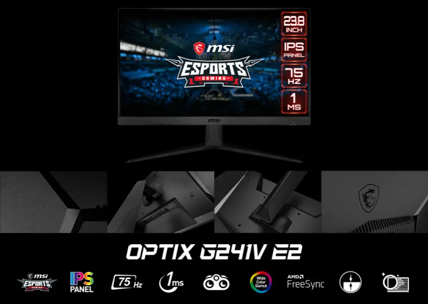 MSI Optix G241V E2 23.8” IPS Full HD Gaming Monitör