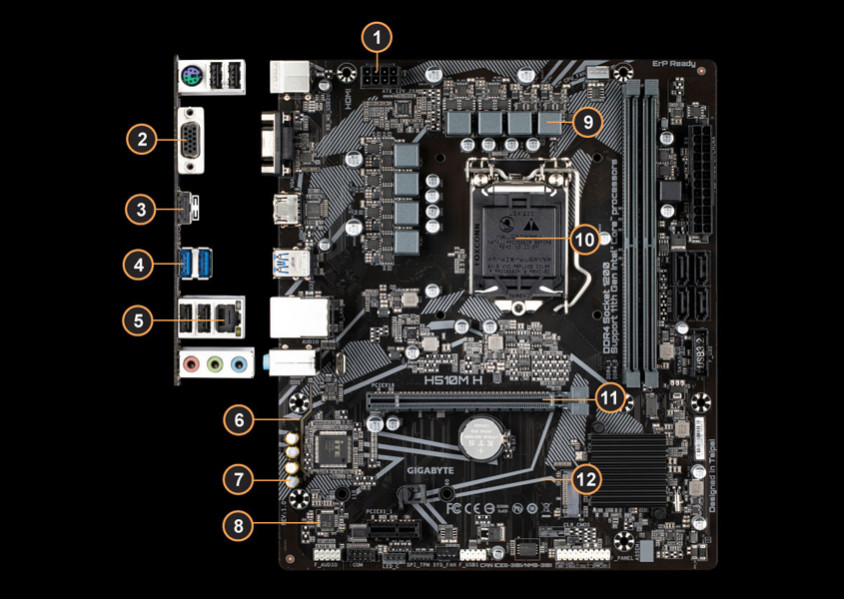 Gigabyte H510M H Gaming Anakart