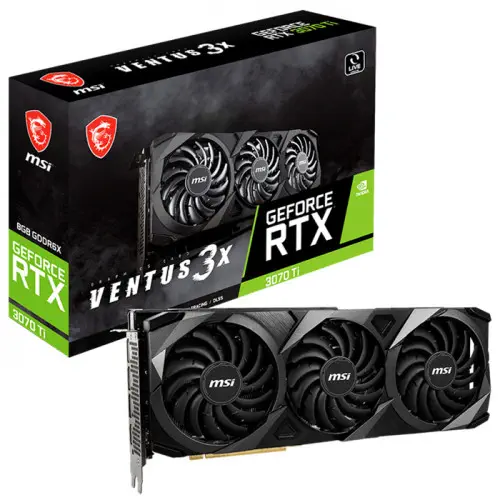 MSI GeForce RTX 3070 Ti Ventus 3X 8G OC Gaming Ekran Kartı