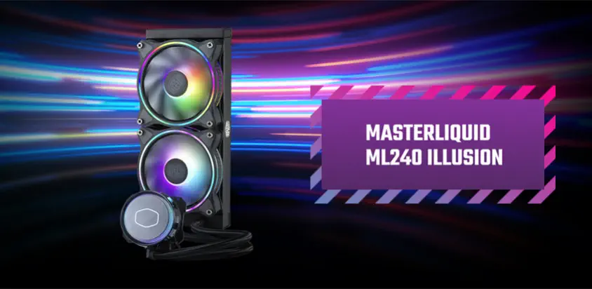 Cooler Master MasterLiquid ML240 Illusion 240mm İşlemci Sıvı Soğutucu  LGA1700 Uyumlu Kit Hediyeli