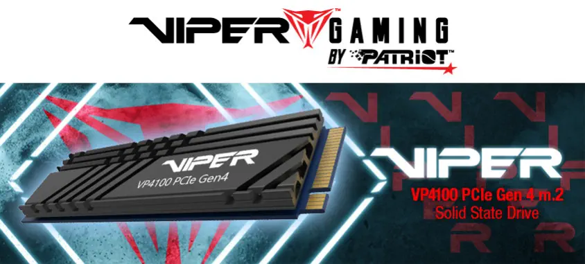 Patriot Viper VP4100 VP4100-1TBM28H 1TB NVMe PCIe M.2 SSD Disk