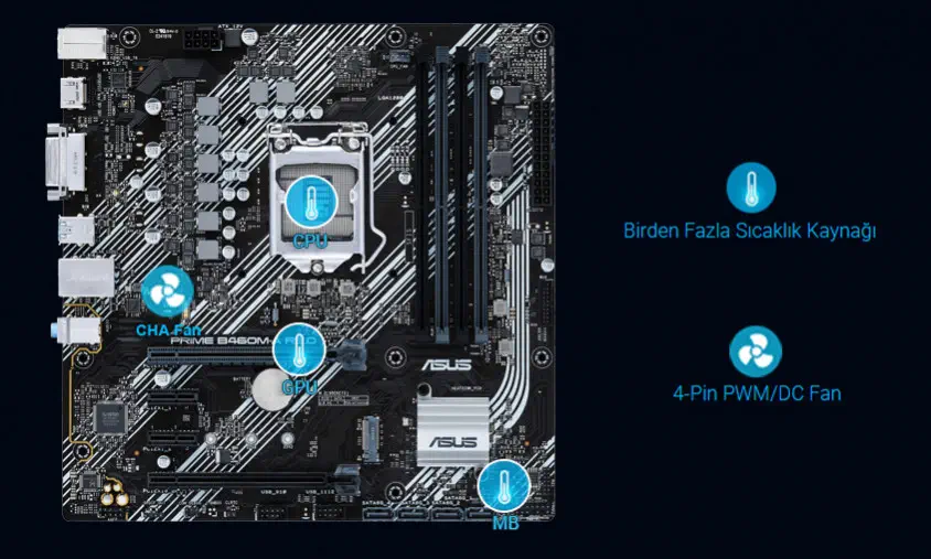Asus Prime B460M-A R2.0 Gaming Anakart