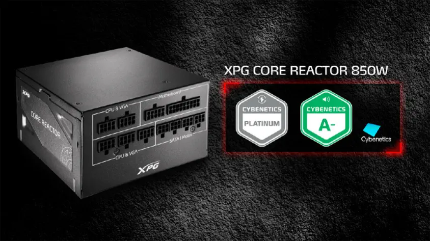 XPG Core Reactor 850G-BKCEU 850W Full Modüler Power Supply