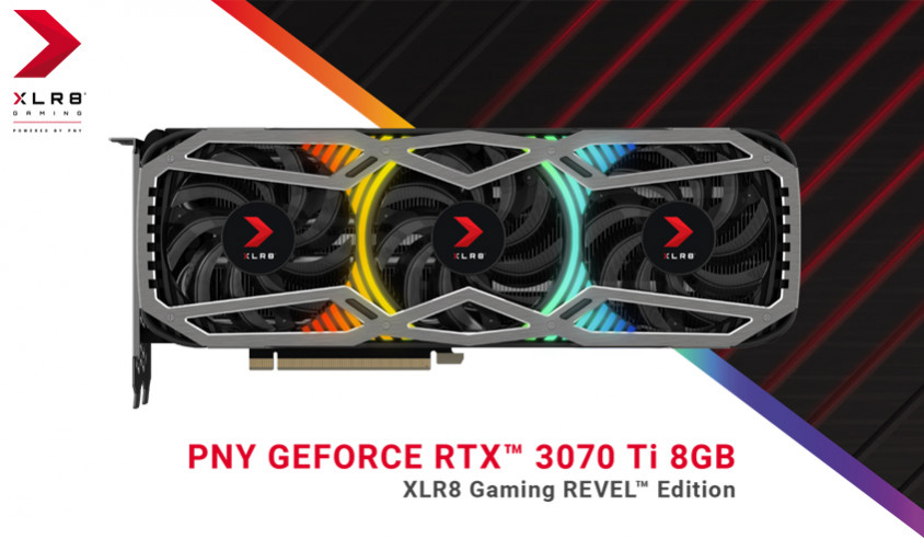 PNY GeForce RTX 3070 Ti 8GB XLR8 Gaming REVEL EPIC-X RGB Gaming Ekran Kartı