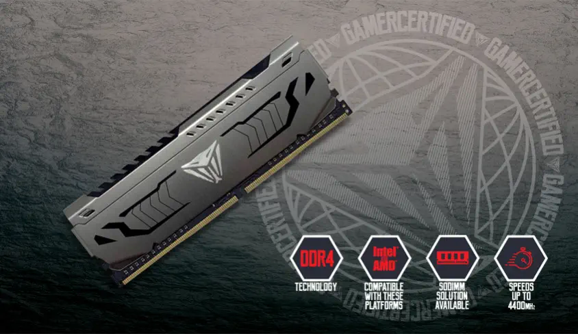 Patriot Viper Steel PVS416G440C9K 16GB DDR4 4400MHz Gaming Ram