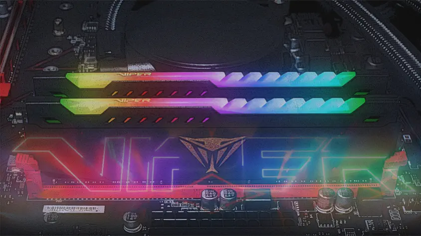 Patriot Viper Steel RGB PVSR416G320C8K 16GB DDR4 3200MHz Gaming Ram