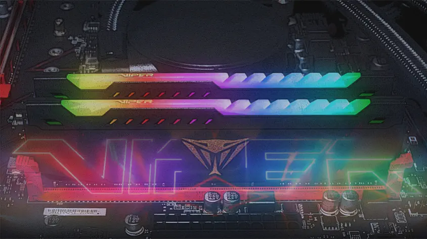 Patriot Viper Steel RGB 8GB (1x8GB) DDR4 3200MHz Gaming Ram