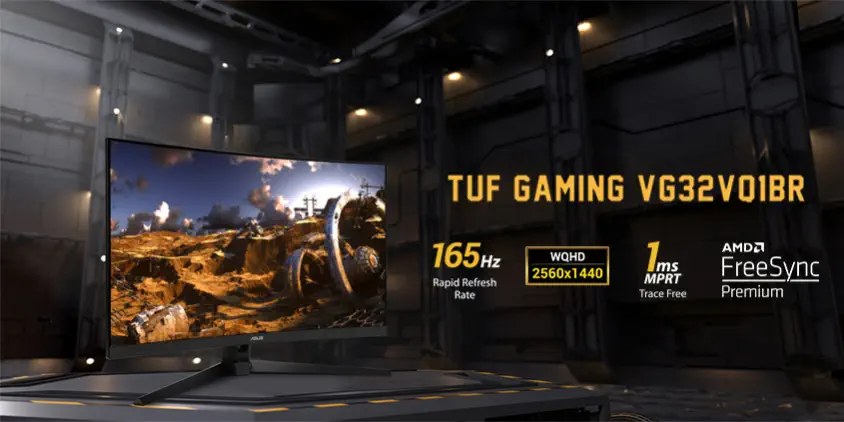 Asus TUF Gaming VG32VQ1BR 31.5” VA WQHD Curved Gaming Monitör