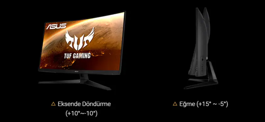 Asus TUF Gaming VG32VQ1BR 31.5” VA WQHD Curved Gaming Monitör