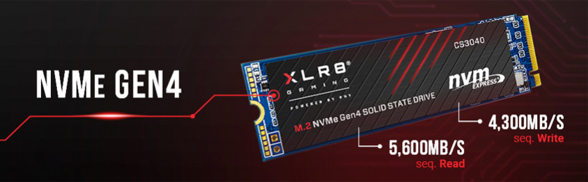 PNY XLR8 CS3040 M280CS3040HS-1TB-RB 1TB PCIe NVMe M.2 SSD Disk