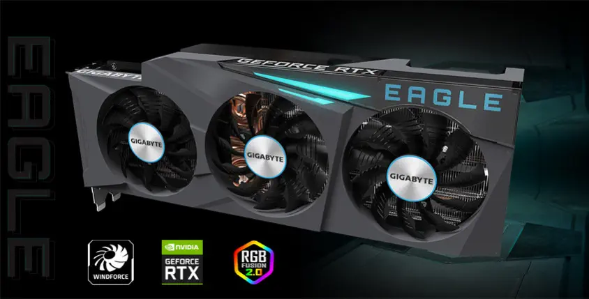 Gigabyte GeForce RTX 3080 Ti Eagle 12G LHR Gaming Ekran Kartı