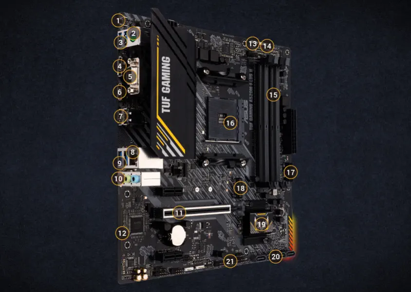 ASUS TUF Gaming A520M-Plus II Gaming Anakart