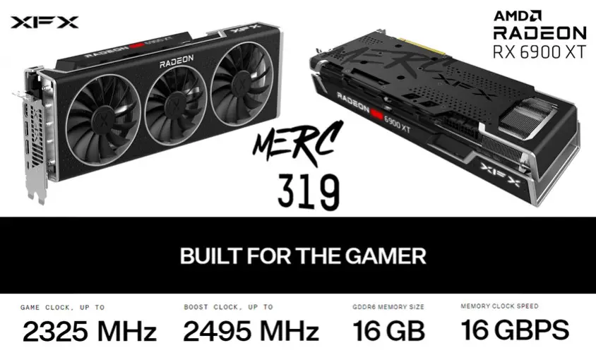 XFX Speedster MERC319 AMD Radeon RX 6900 XT Limited Black Gaming Ekran Kartı