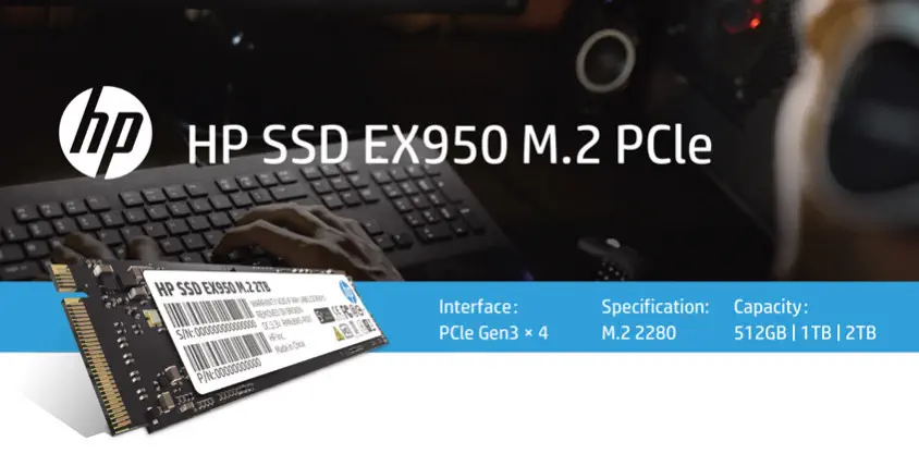 HP EX950 5MS23AA 1TB PCIe NVMe M2 SSD Disk