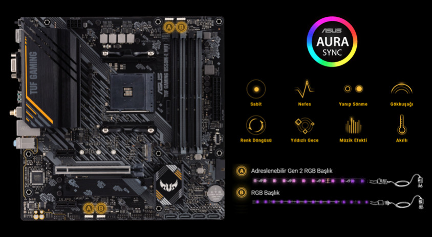 Asus TUF Gaming B550M-E WIFI Gaming Anakart