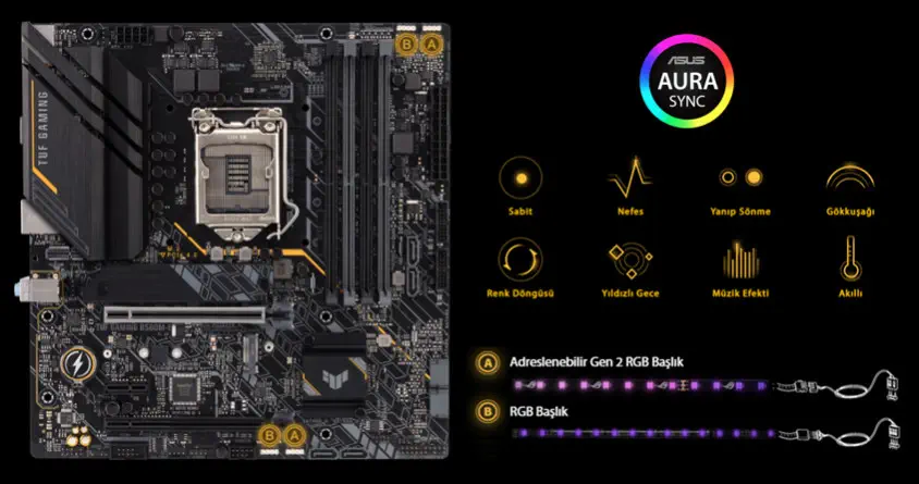 Asus TUF Gaming B560M-E Gaming Anakart