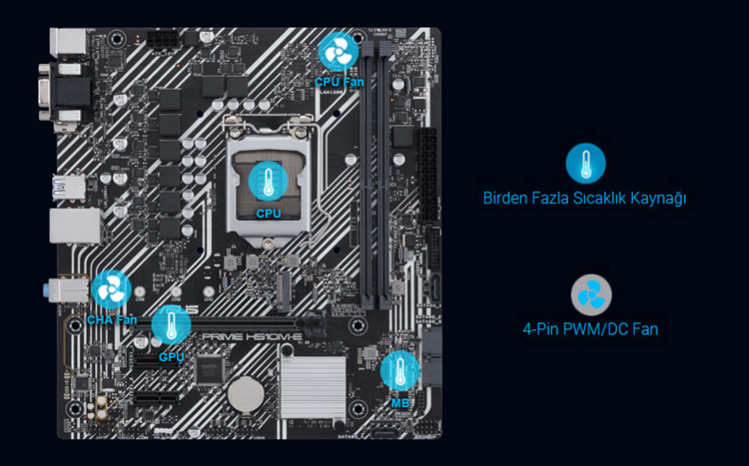 Asus Prime H510M-E Gaming Anakart