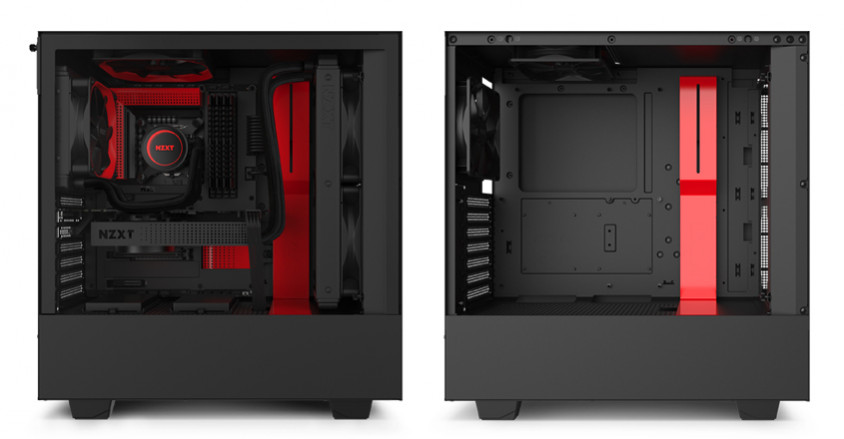 NZXT H510 CA-H510B-BR Mat Siyah/Kırmızı ATX Mid-Tower Gaming Kasa