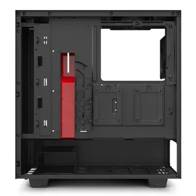 NZXT H510 CA-H510B-BR Mat Siyah/Kırmızı ATX Mid-Tower Gaming Kasa