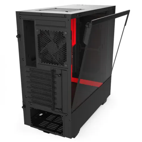 NZXT H510 CA-H510B-BR Mat Siyah/Kırmızı ATX Mid-Tower Gaming Kasa