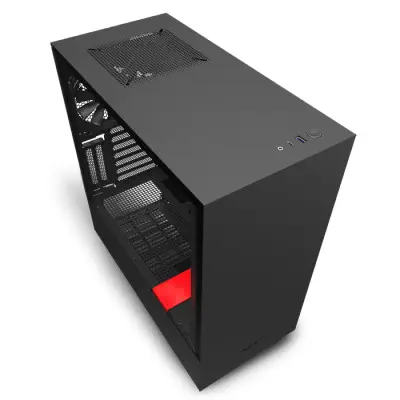 NZXT H510i CA-H510i-BR Mat Siyah/Kırmızı ATX Mid-Tower Gaming Kasa