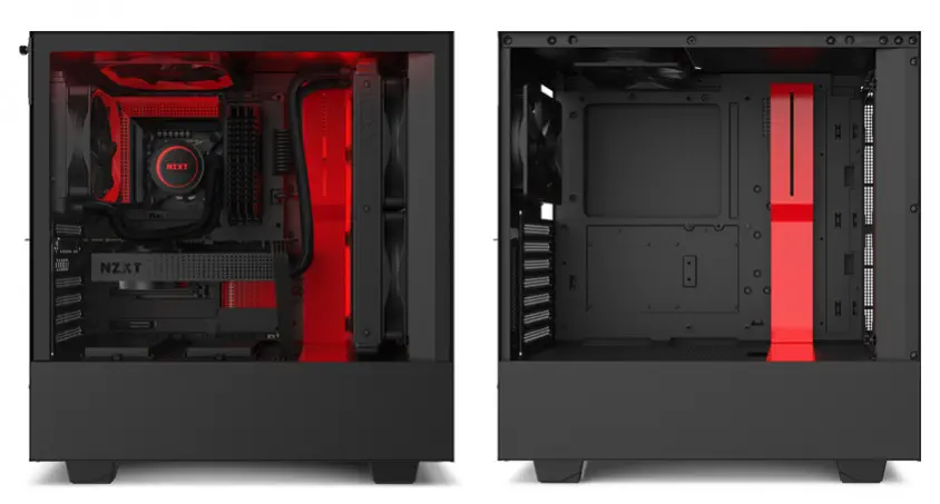 NZXT H510i CA-H510i-BR Mat Siyah/Kırmızı ATX Mid-Tower Gaming Kasa