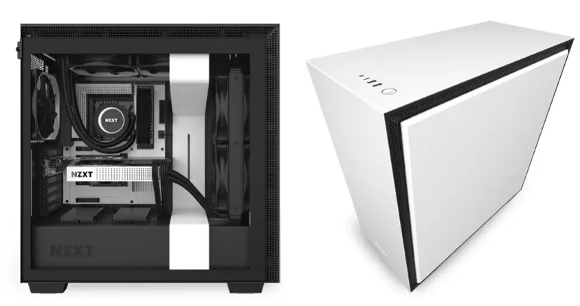 NZXT H710 CA-H710B-W1 Mat Beyaz E-ATX Mid-Tower Gaming Kasa