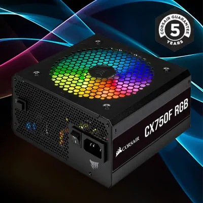 Corsair CX750F RGB CP-9020218-EU 750W Full Modüler Power Supply