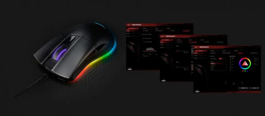 ASUS ROG Gladius II Origin Aura Sync RGB Gaming (Oyuncu) Mouse MS For Bundle