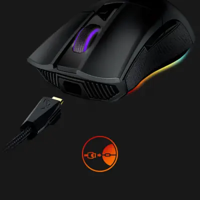 ASUS ROG Gladius II Origin Aura Sync RGB Gaming (Oyuncu) Mouse MS For Bundle