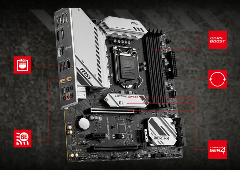 MSI MAG B560M Mortar WIFI Gaming Anakart