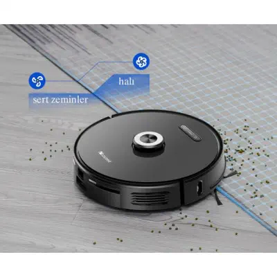 Proscenic M8 Pro Akıllı Çöp İstasyonlu Robot Vacuum&Mop Süpürge