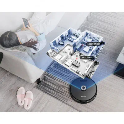 Proscenic M8 Pro Akıllı Çöp İstasyonlu Robot Vacuum&Mop Süpürge