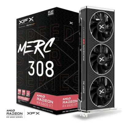 XFX Speedster MERC 308 AMD Radeon RX 6600 XT Black Gaming Ekran Kartı