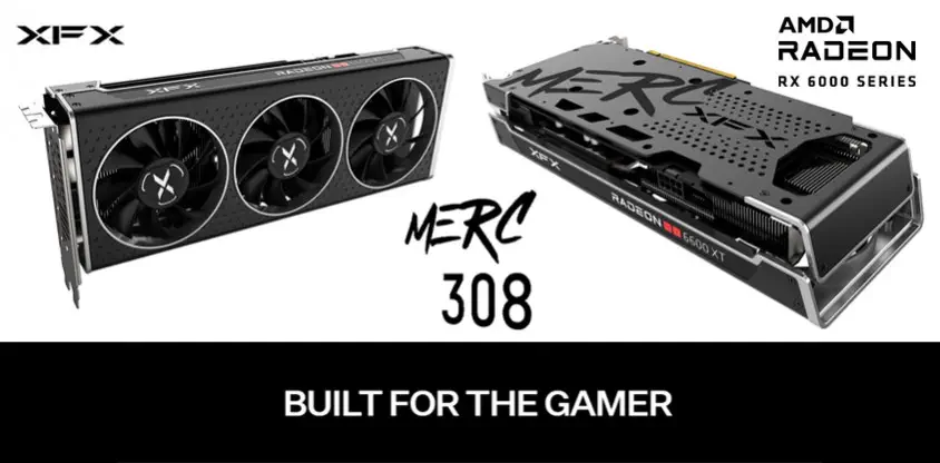 XFX Speedster MERC 308 AMD Radeon RX 6600 XT Black Gaming Ekran Kartı